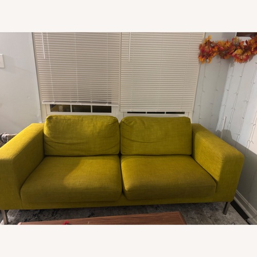 Used Bensen Green Fabric 2 Seater Sofa for sale on AptDeco
