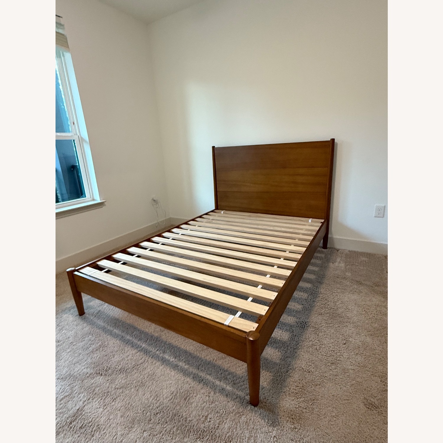 West Elm Mid-century Bed Acorn Wood Full Bed - image-1