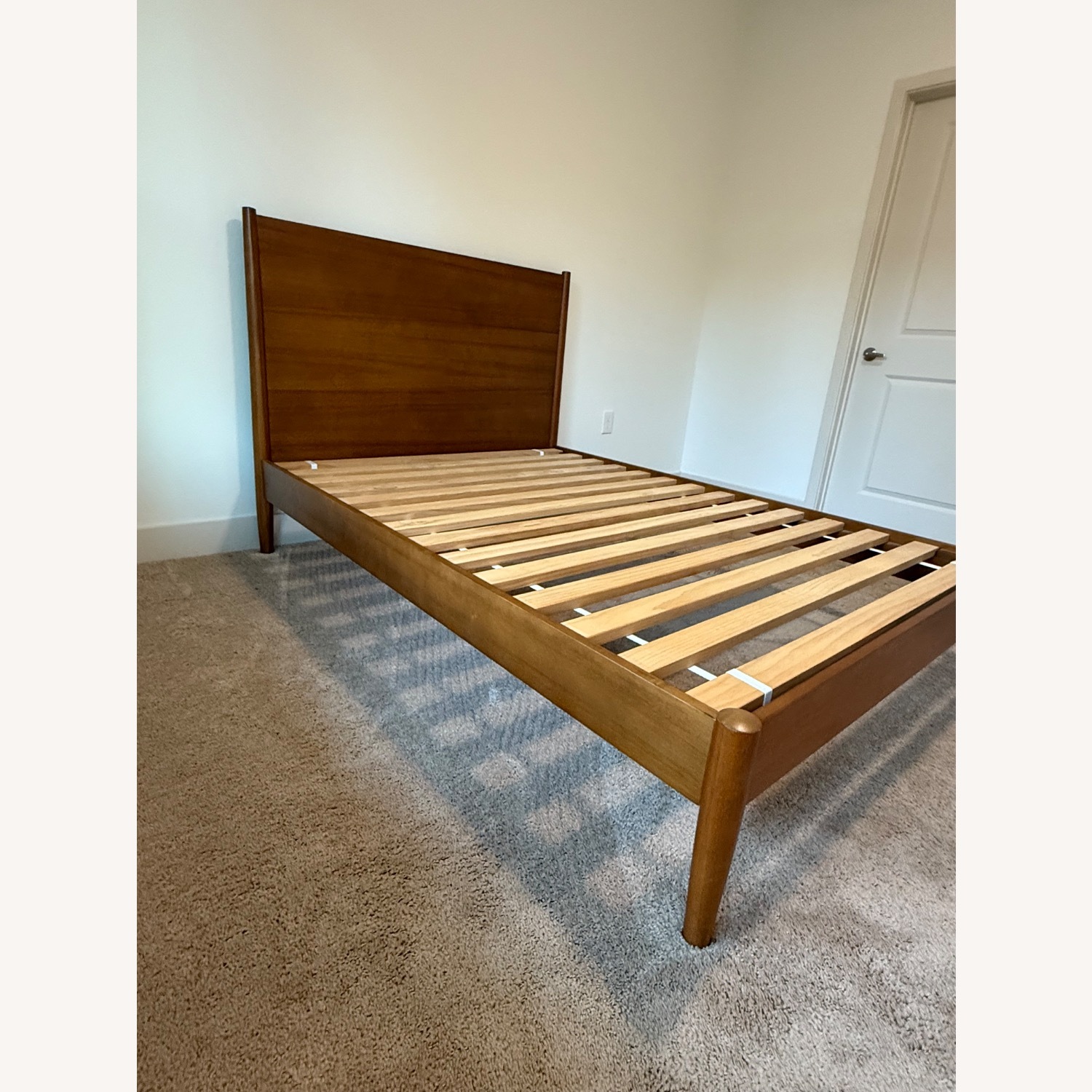West Elm Mid-Century Acorn Wood Full Bed - image-4