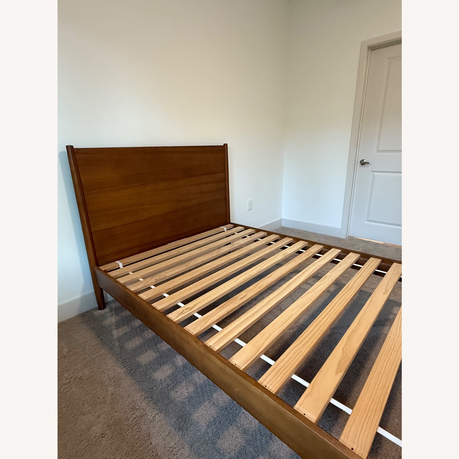 West Elm Mid-Century Acorn Wood Full Bed - image-2