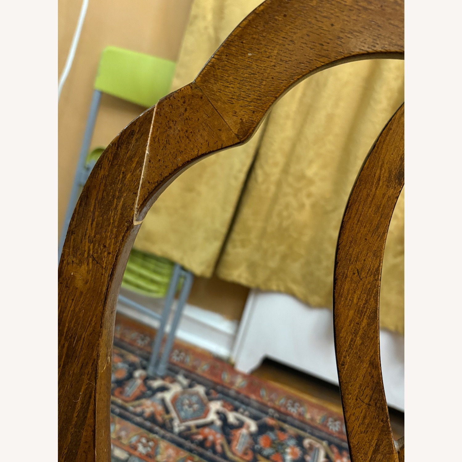 Dark Brown Wood Dining Set - image-2