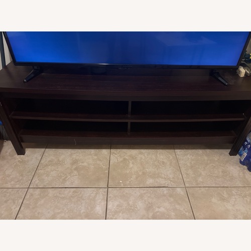 Used Wayfair Dark Brown Wood Nightstand for sale on AptDeco