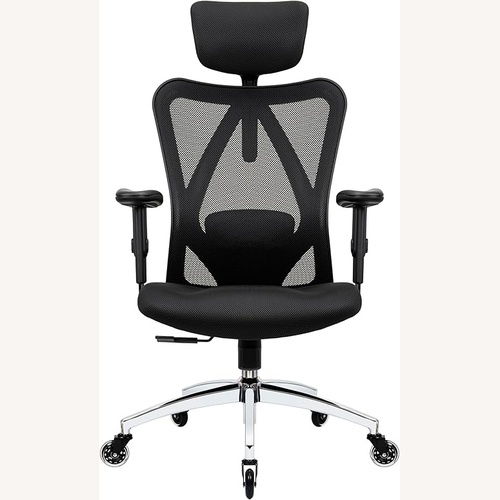 Used Black Fabric Office Chair for sale on AptDeco