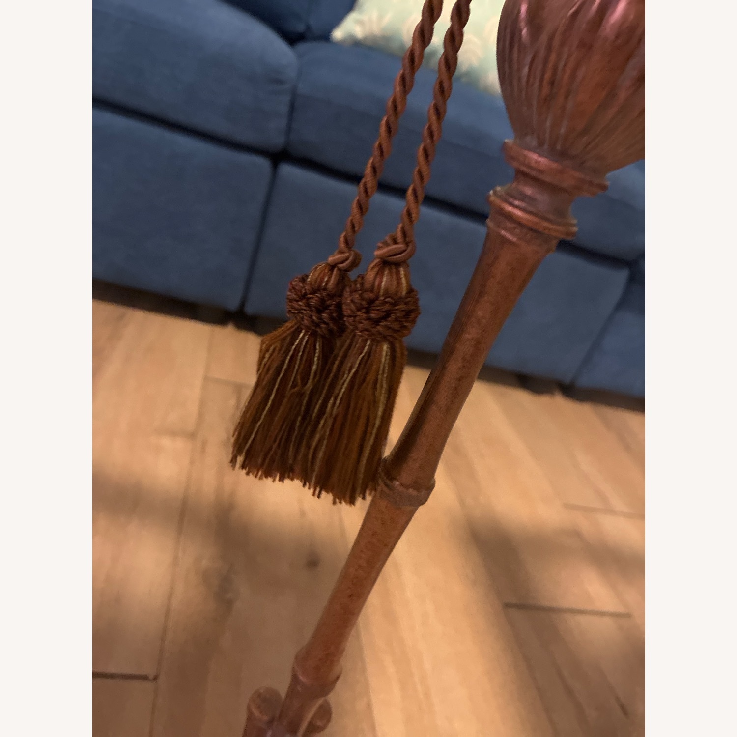 Mid-century Faux Bamboo Lamps - image-4