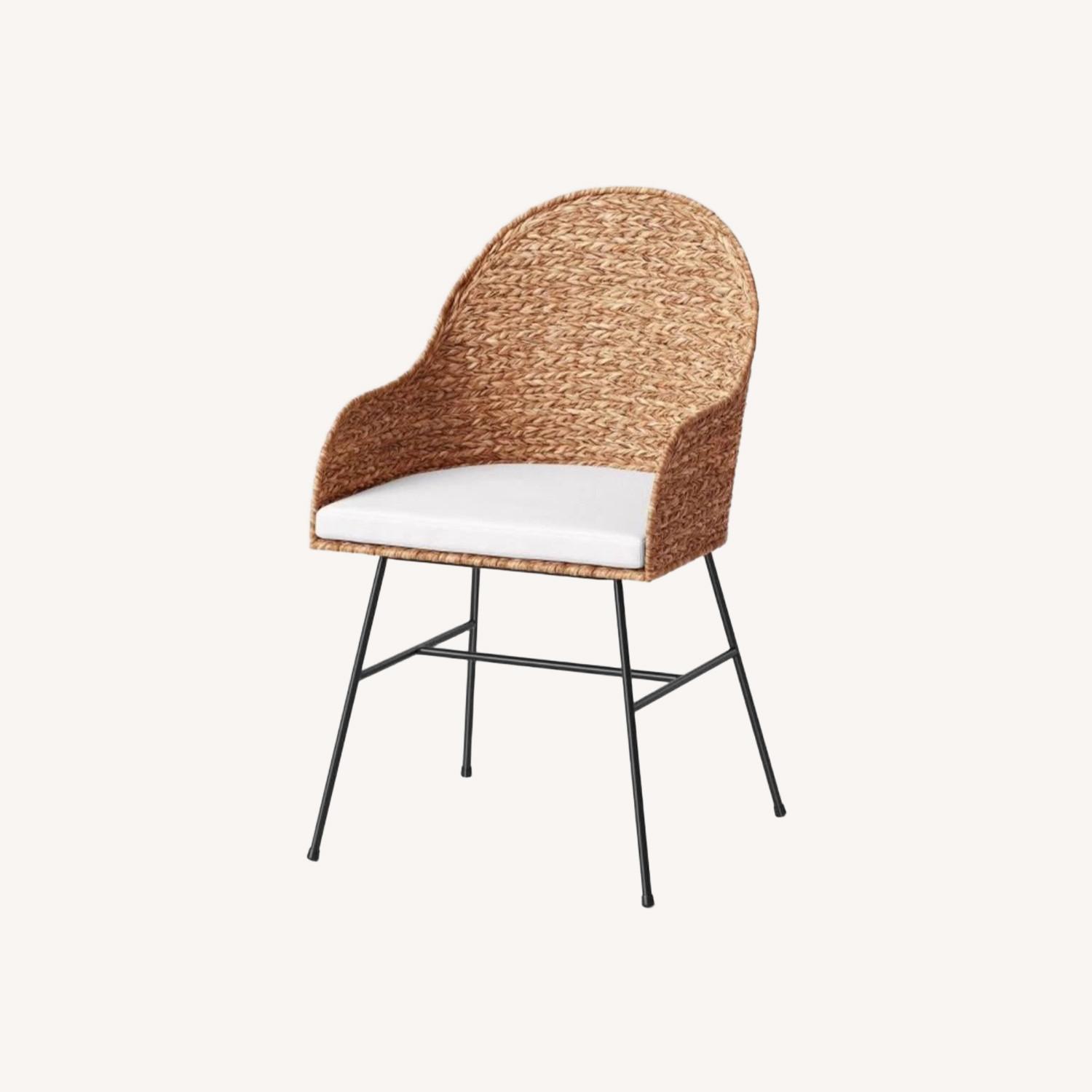Target Threshold Natural Wicker Dining Chairs - image-0