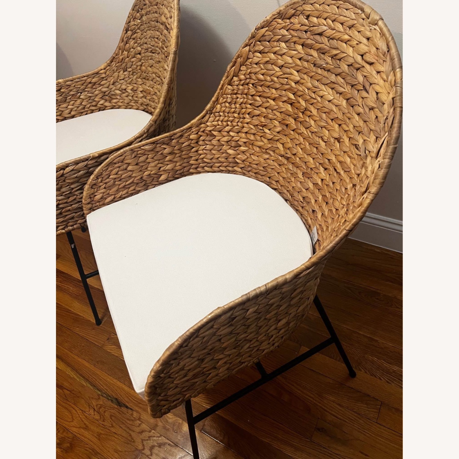 Target Threshold Natural Wicker Dining Chairs - image-1