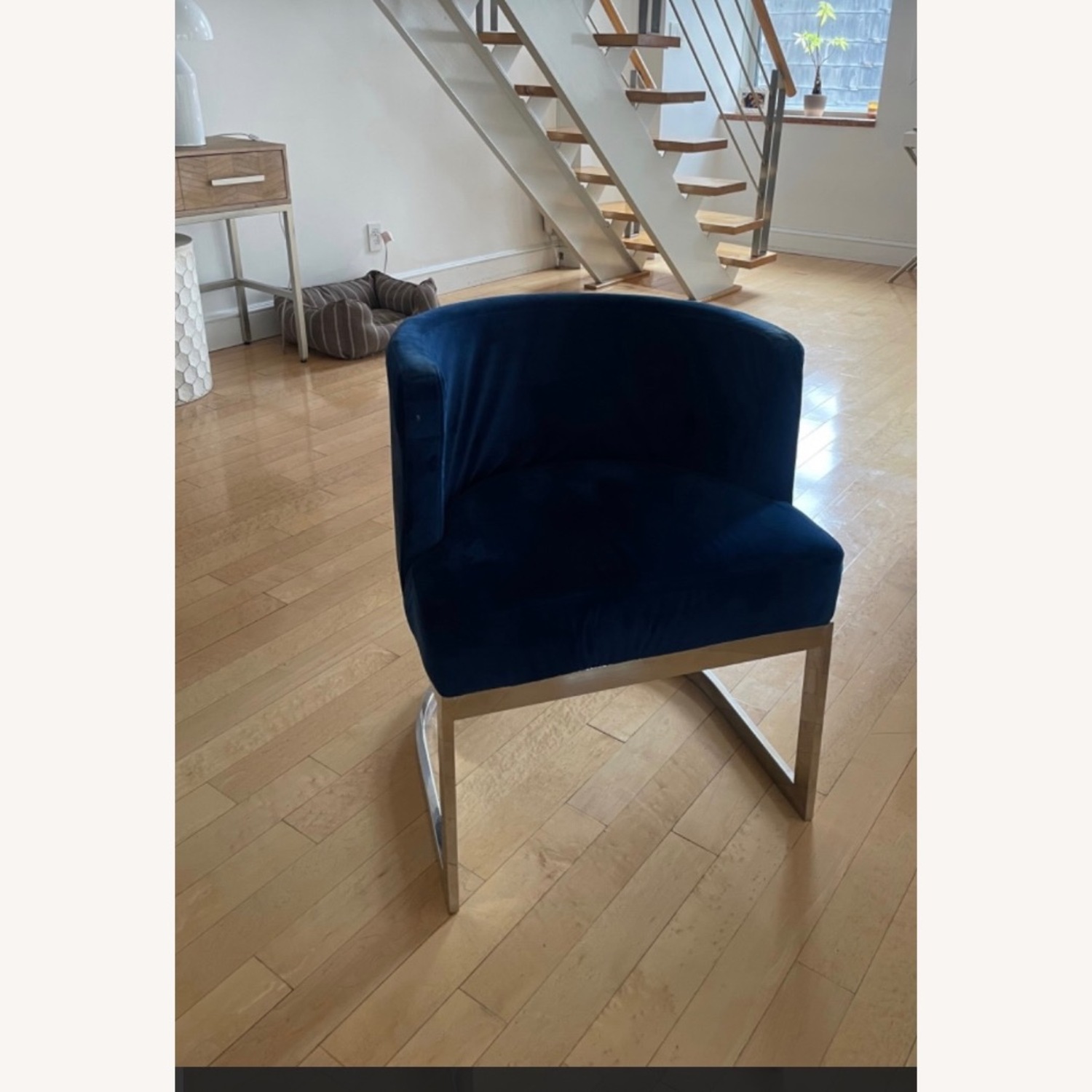 Blue Velvet Accent Chairs  - image-2