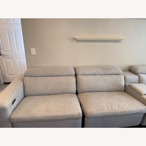 Used Ashley Furniture Light Gray Fabric 3+ Seater Sofa for sale on AptDeco