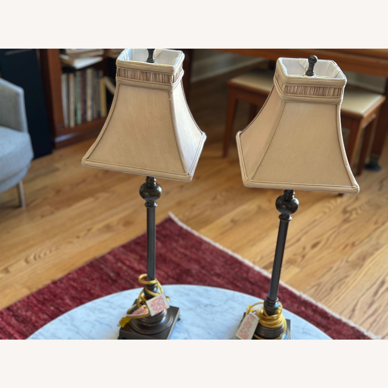 Brushes Metal Table Lamps - image-1