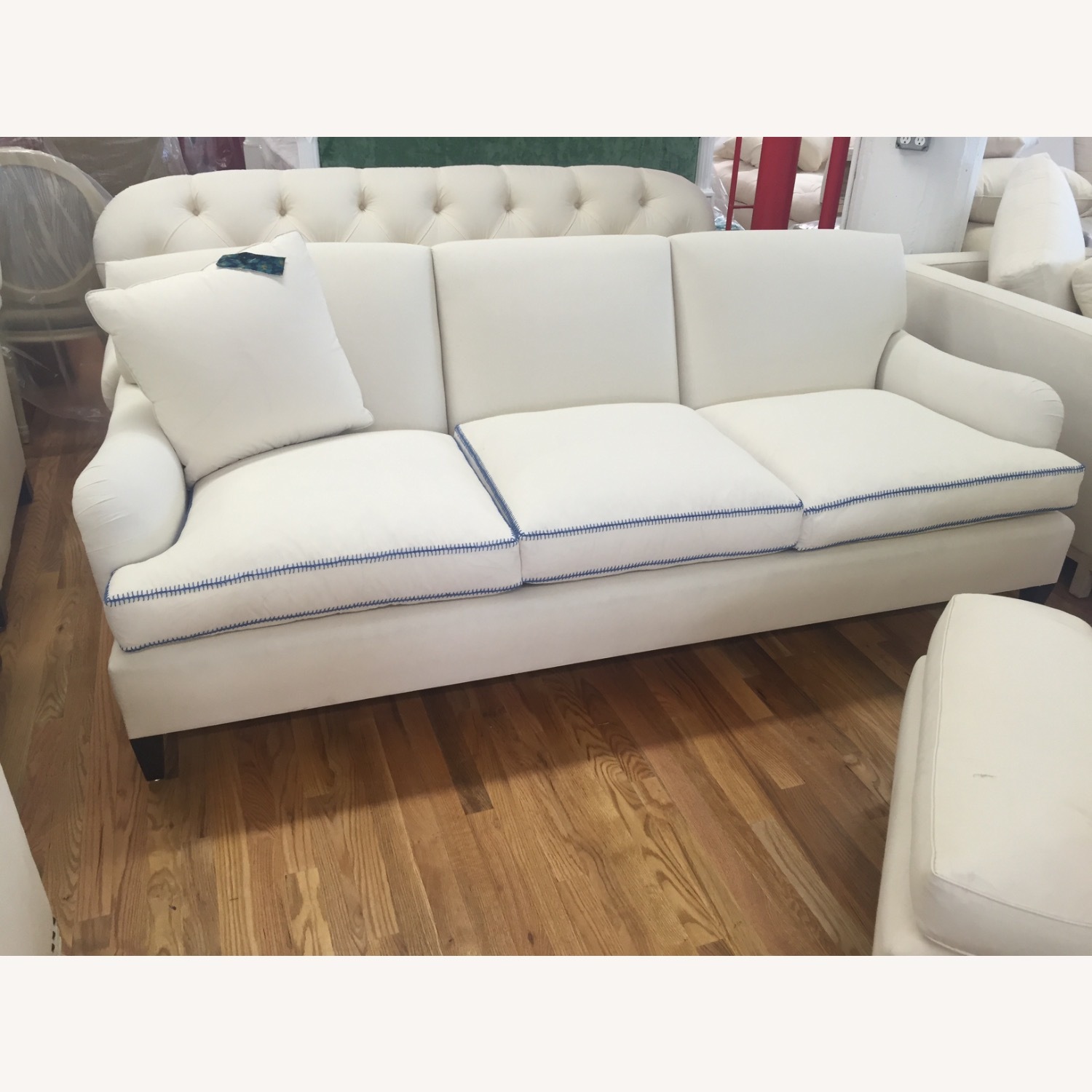 Bespoke Light Gray 3+ Seater Sofa - image-5