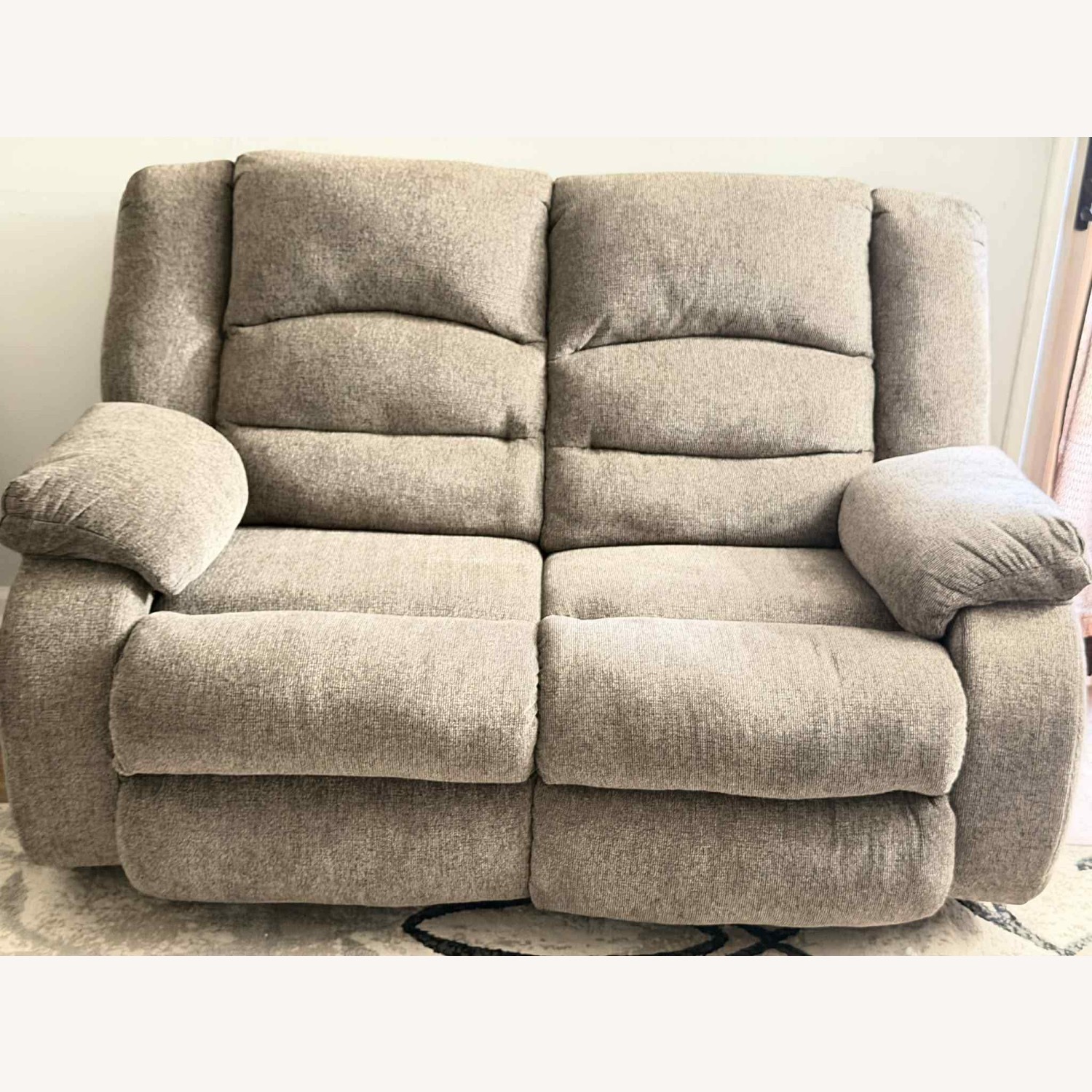 Ashley Furniture Light Gray Fabric 3+ Seater Sofa - image-2