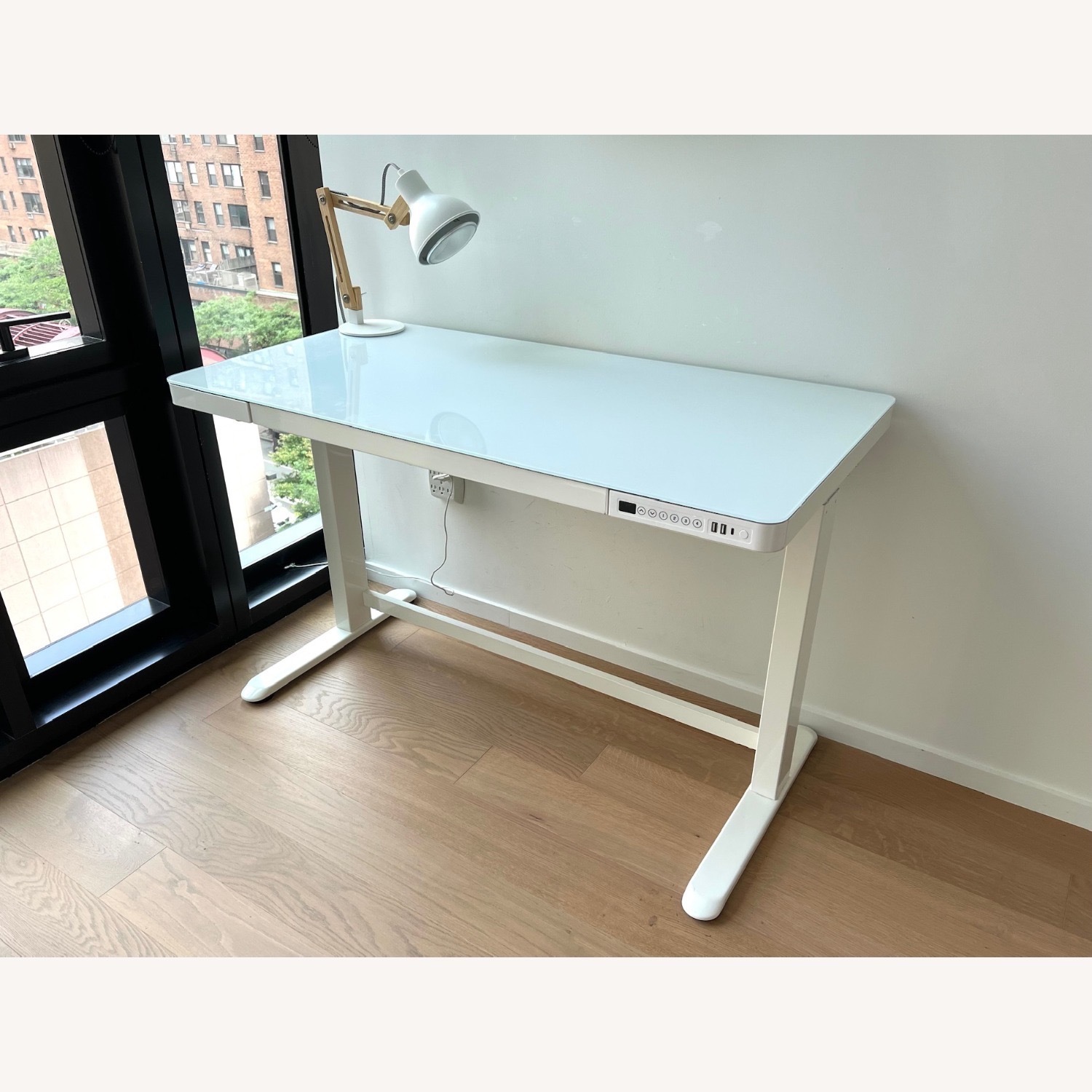 Wayfair White Adjustable Standing Desk - image-1