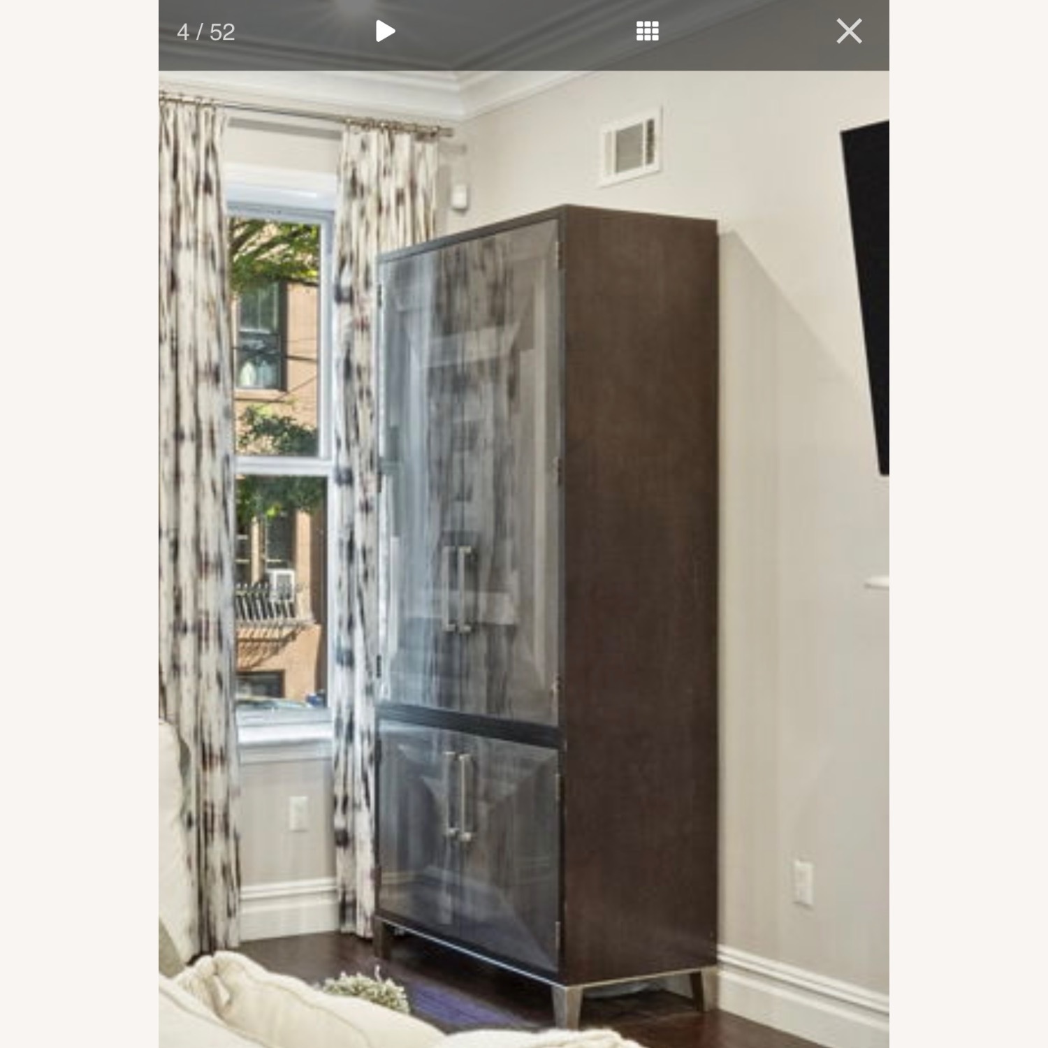 Oly Collection Armoire Silvery Grey - image-2