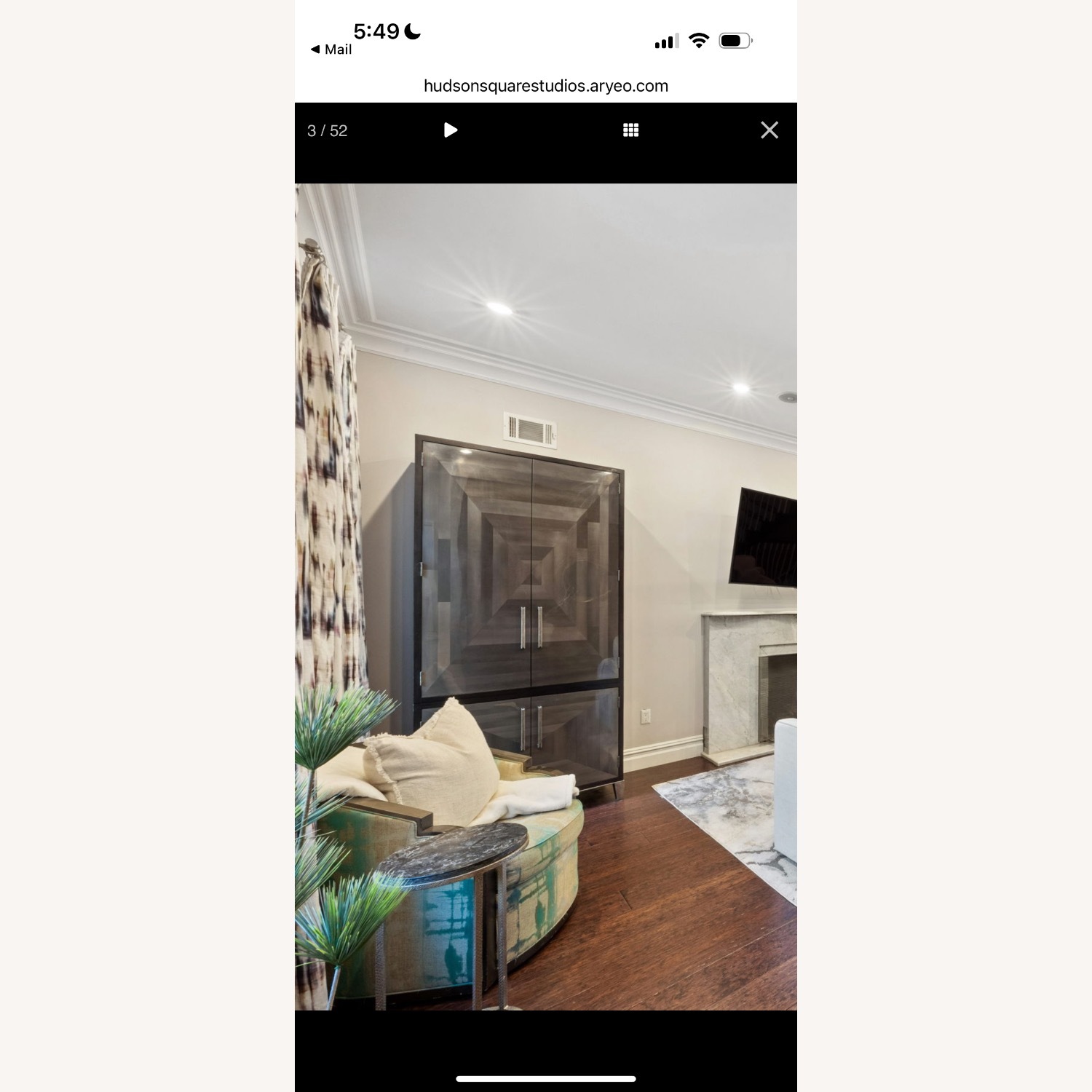 Oly Collection Armoire Silvery Grey - image-3