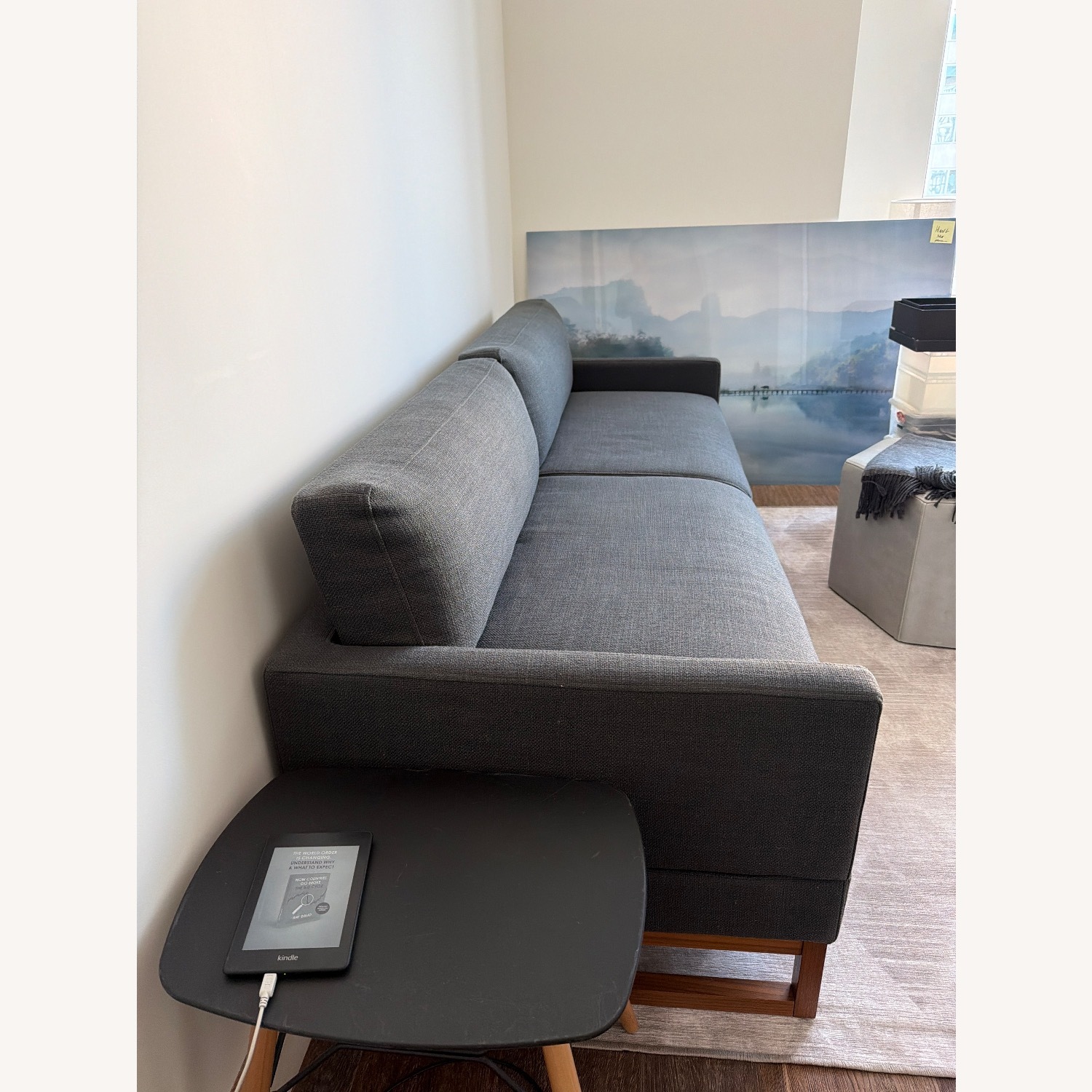 Blu Dot Diplomat Light Gray Sleeper Sofa - image-3