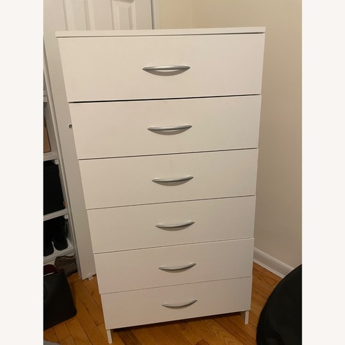 Used IKEA White Wood Dresser for sale on AptDeco