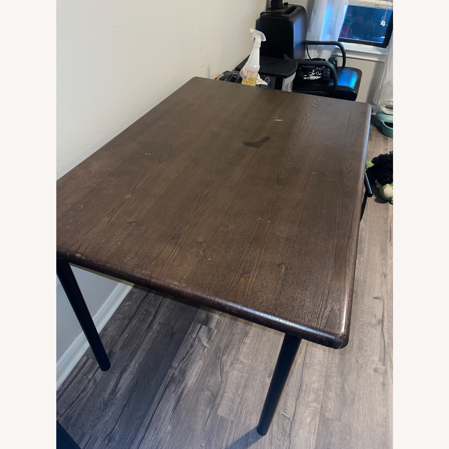 Brown Wood Dining Table - image-5