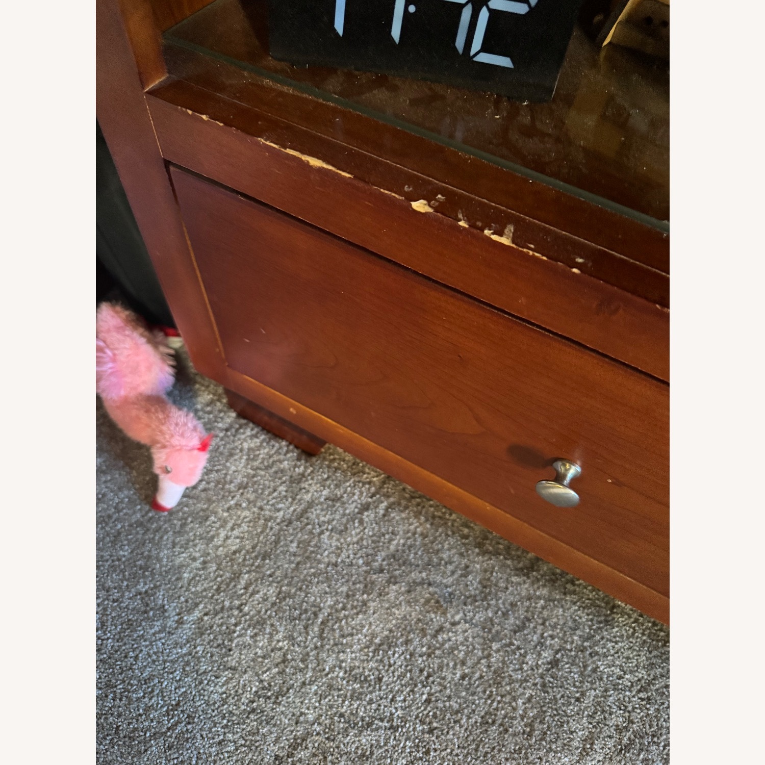 Raymour & Flanigan Dark Brown Wood Wall Unit - image-6