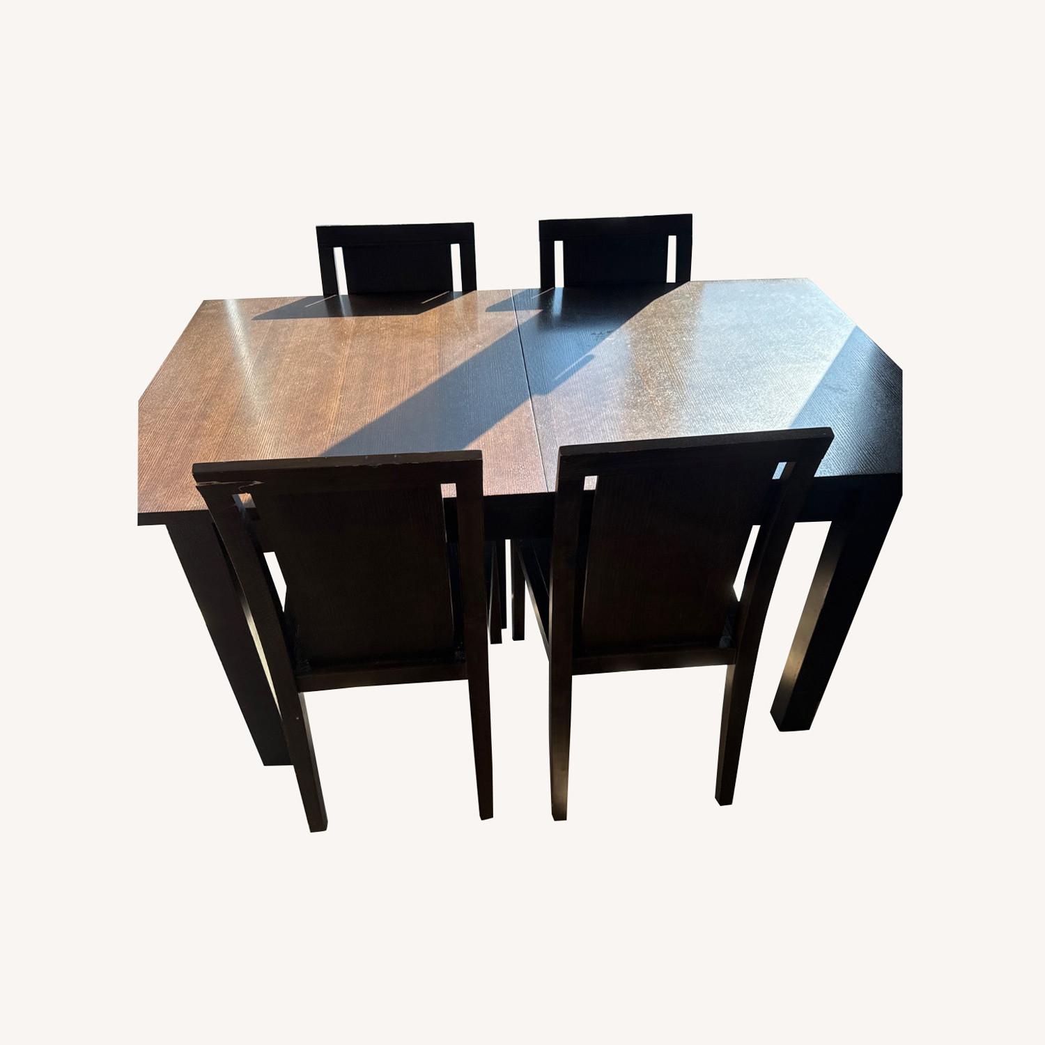 Dark Brown Wood Dining Sets - AptDeco