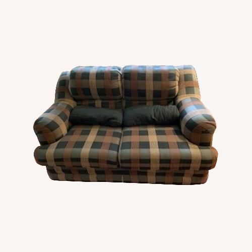 Used Plaid Comfortable Living Room Sofa for sale on AptDeco
