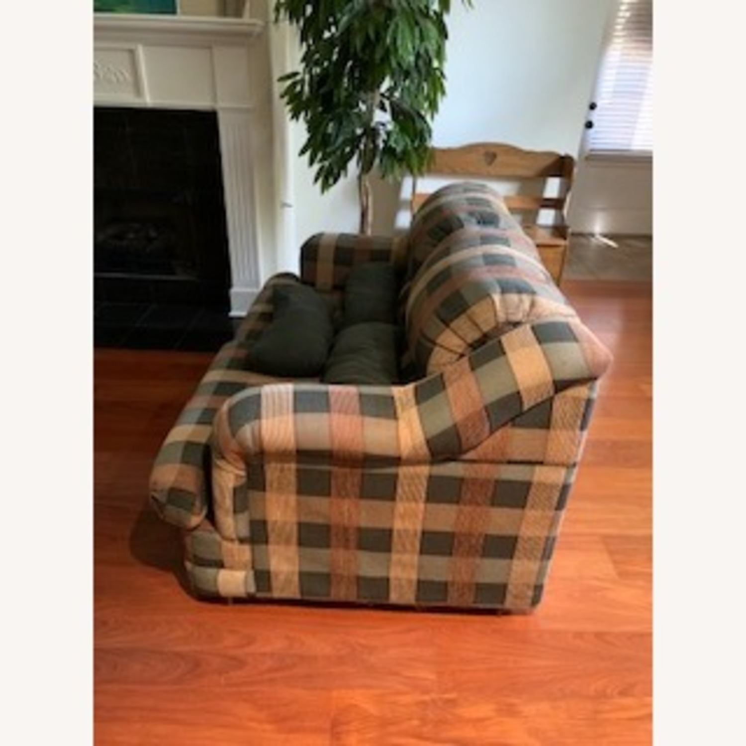 Plaid Comfortable Living Room Sofa - image-3