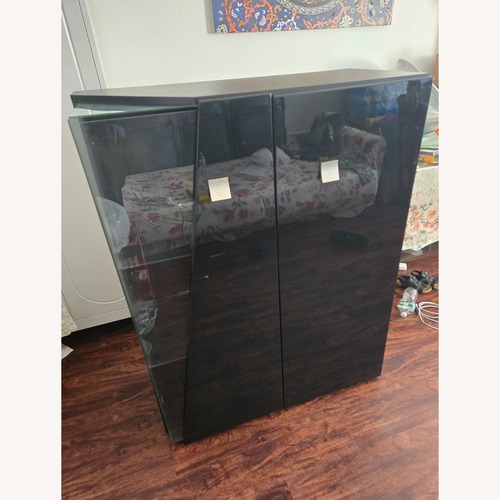 Used Black Metal Sideboard for sale on AptDeco