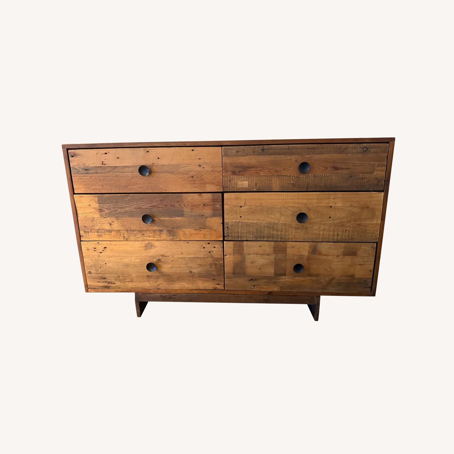 West Elm Emmerson Reclaimed Wood 6-Drawer Dresser - image-0