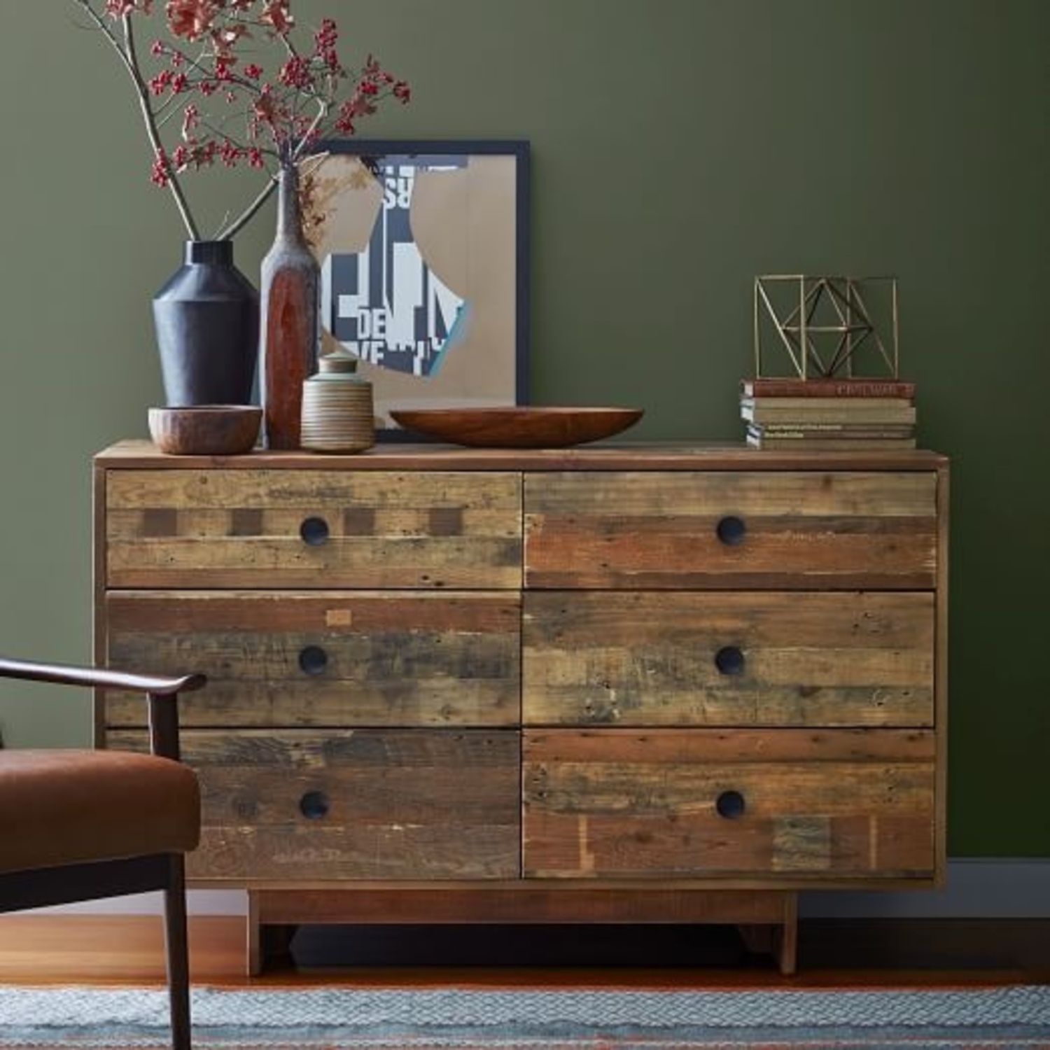West Elm Emmerson Reclaimed Wood 6-Drawer Dresser - image-6