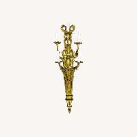 Antique French Gilt Bronze Wall Sconce
