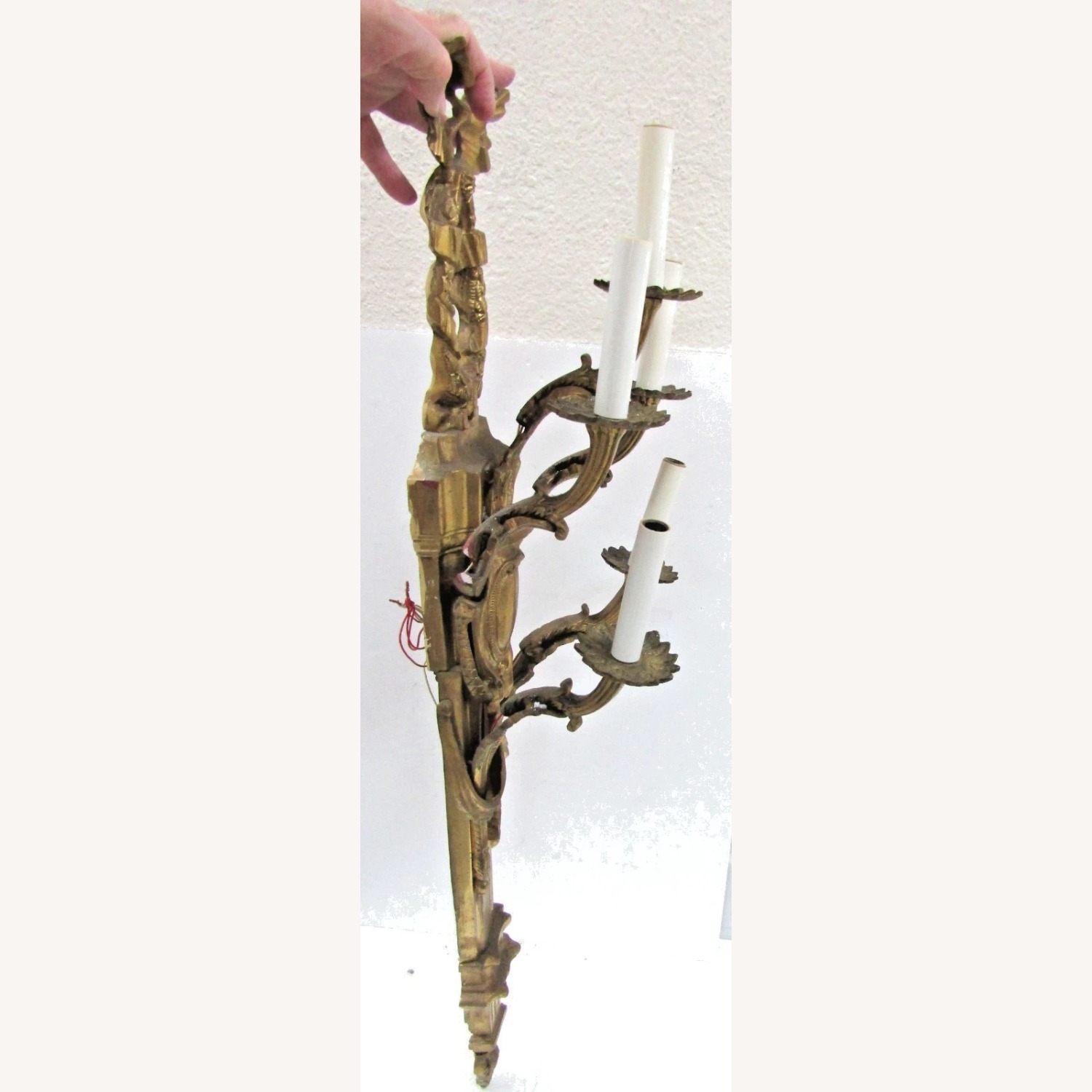Antique French Gilt Bronze Wall Sconce - image-23