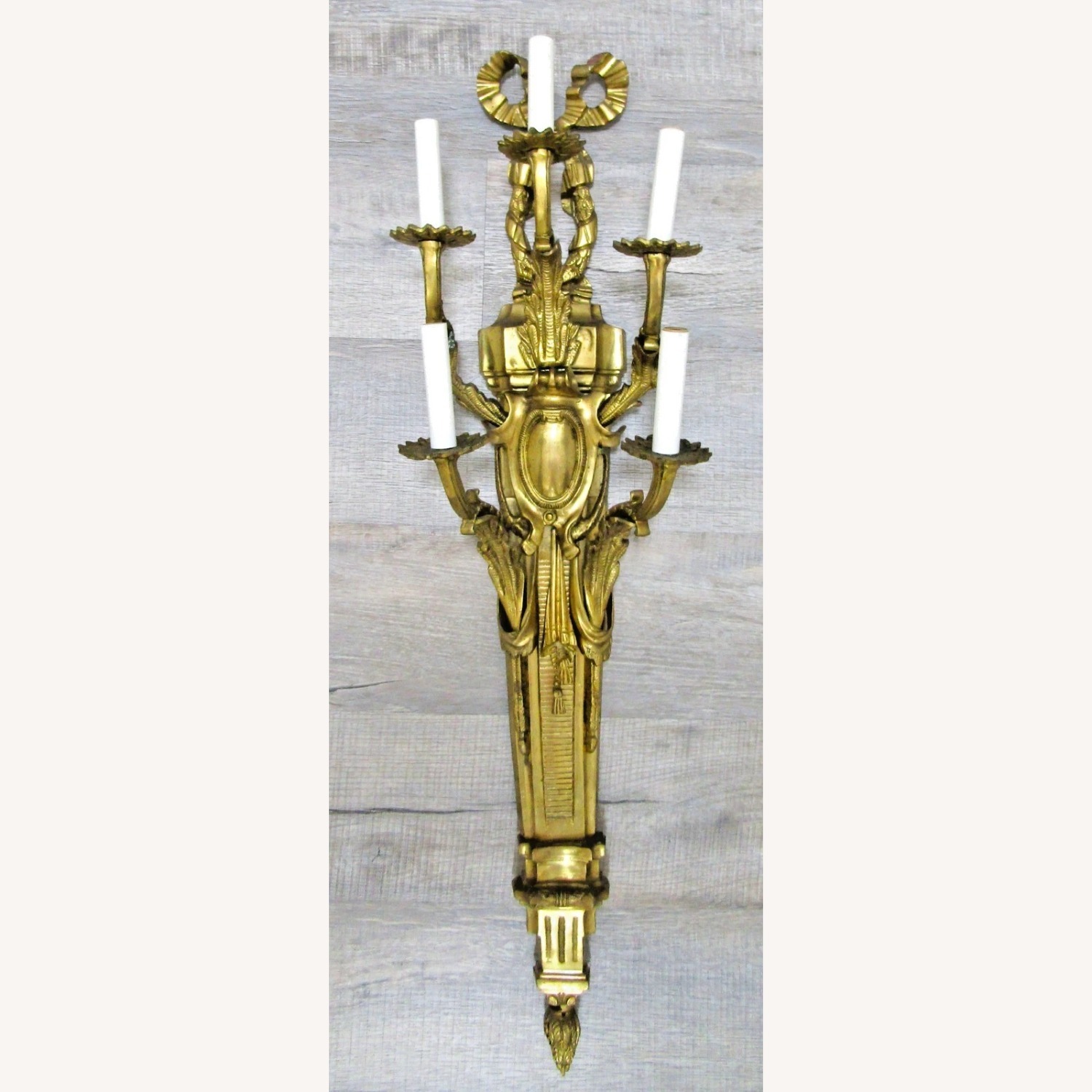 Antique French Gilt Bronze Wall Sconce - image-2