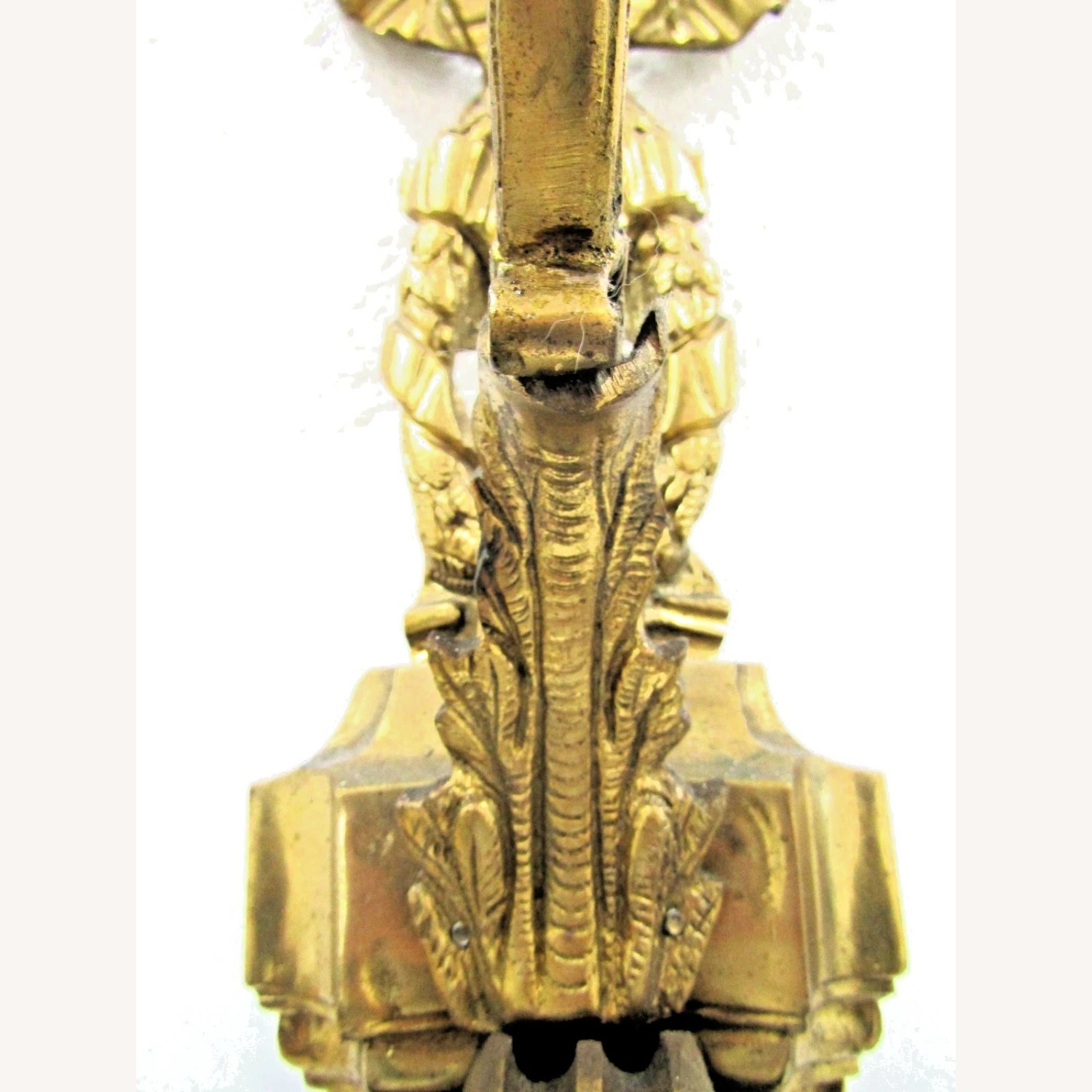 Antique French Gilt Bronze Wall Sconce - image-12