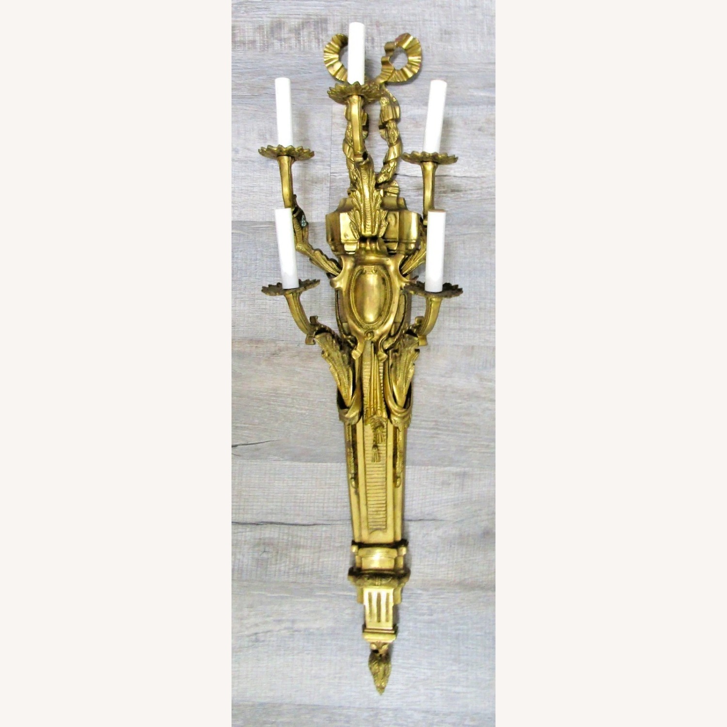Antique French Gilt Bronze Wall Sconce - image-3