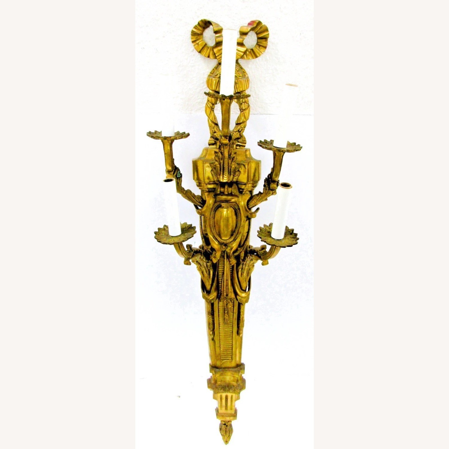 Antique French Gilt Bronze Wall Sconce - image-4