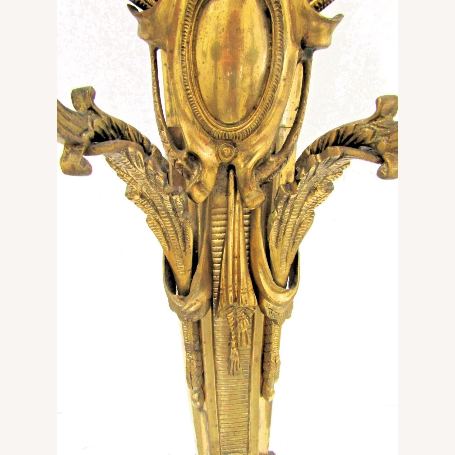 Antique French Gilt Bronze Wall Sconce - image-9