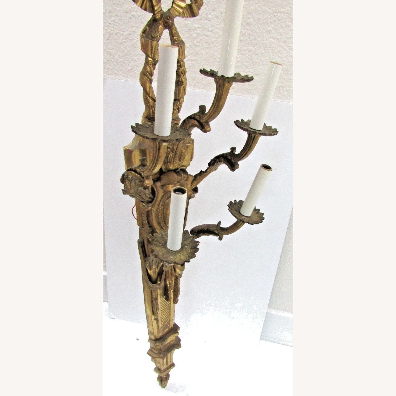 Antique French Gilt Bronze Wall Sconce - image-24