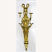 Antique French Gilt Bronze Wall Sconce