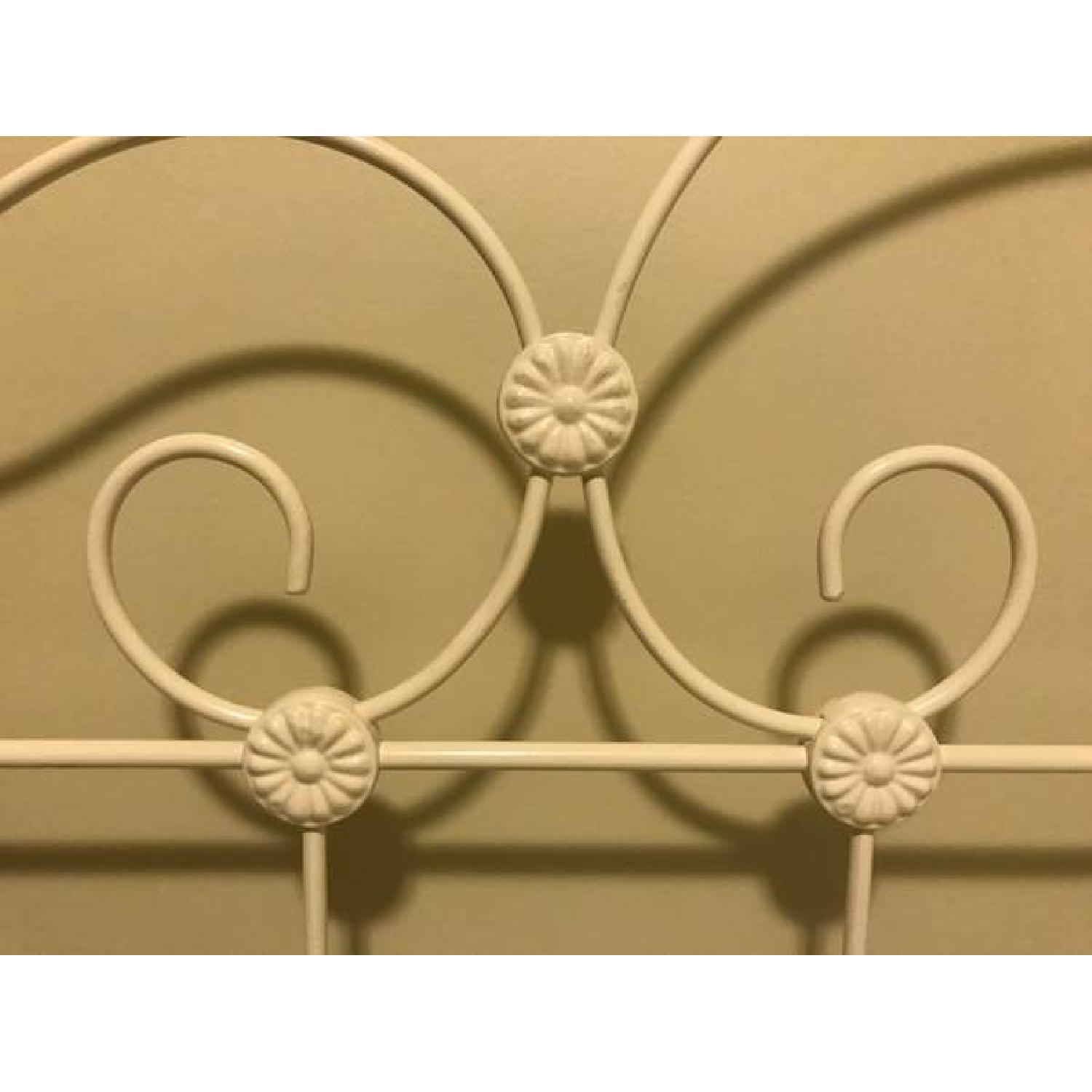 The American Iron Bed Company Antique White Iron Bed Frame - image-3