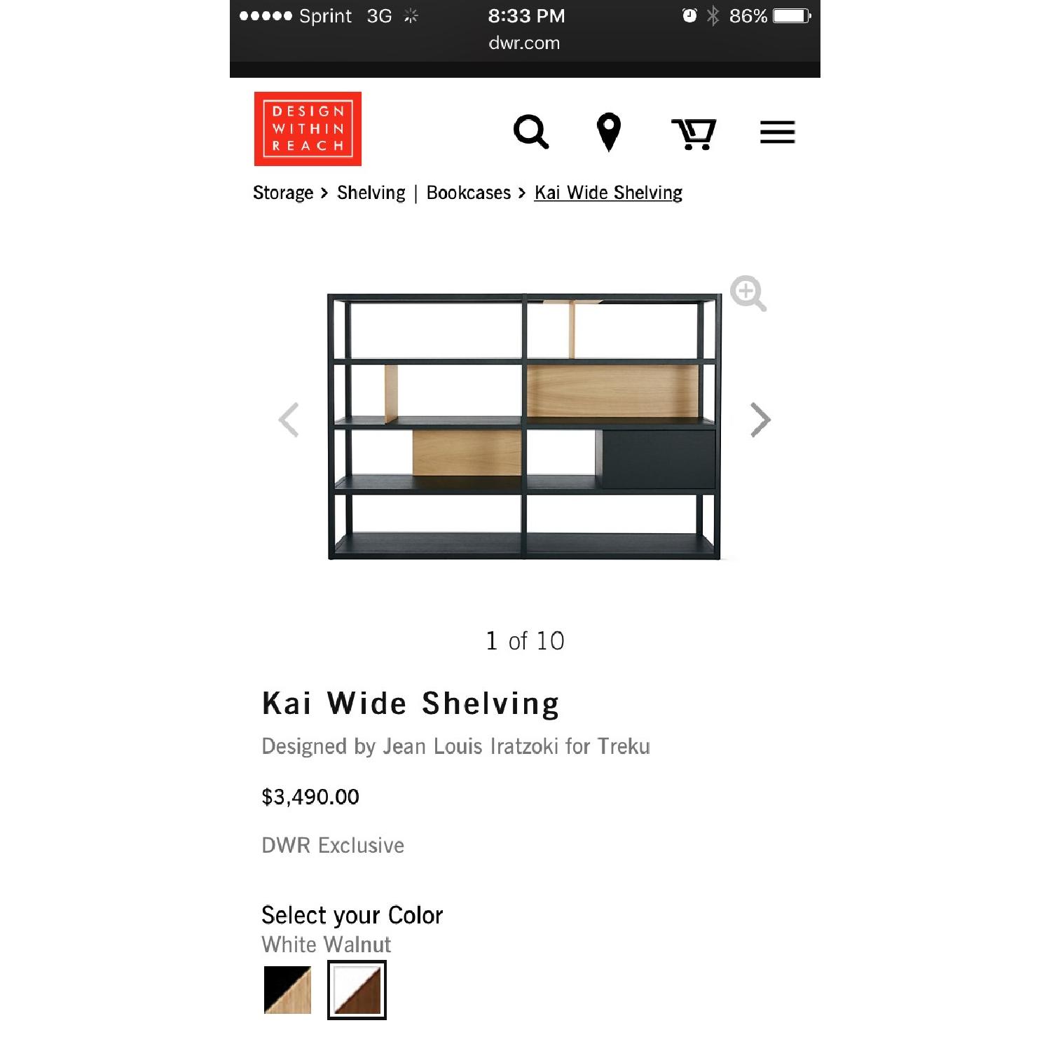 Design Within Reach Exclusive Kai Wide Shelving - image-1