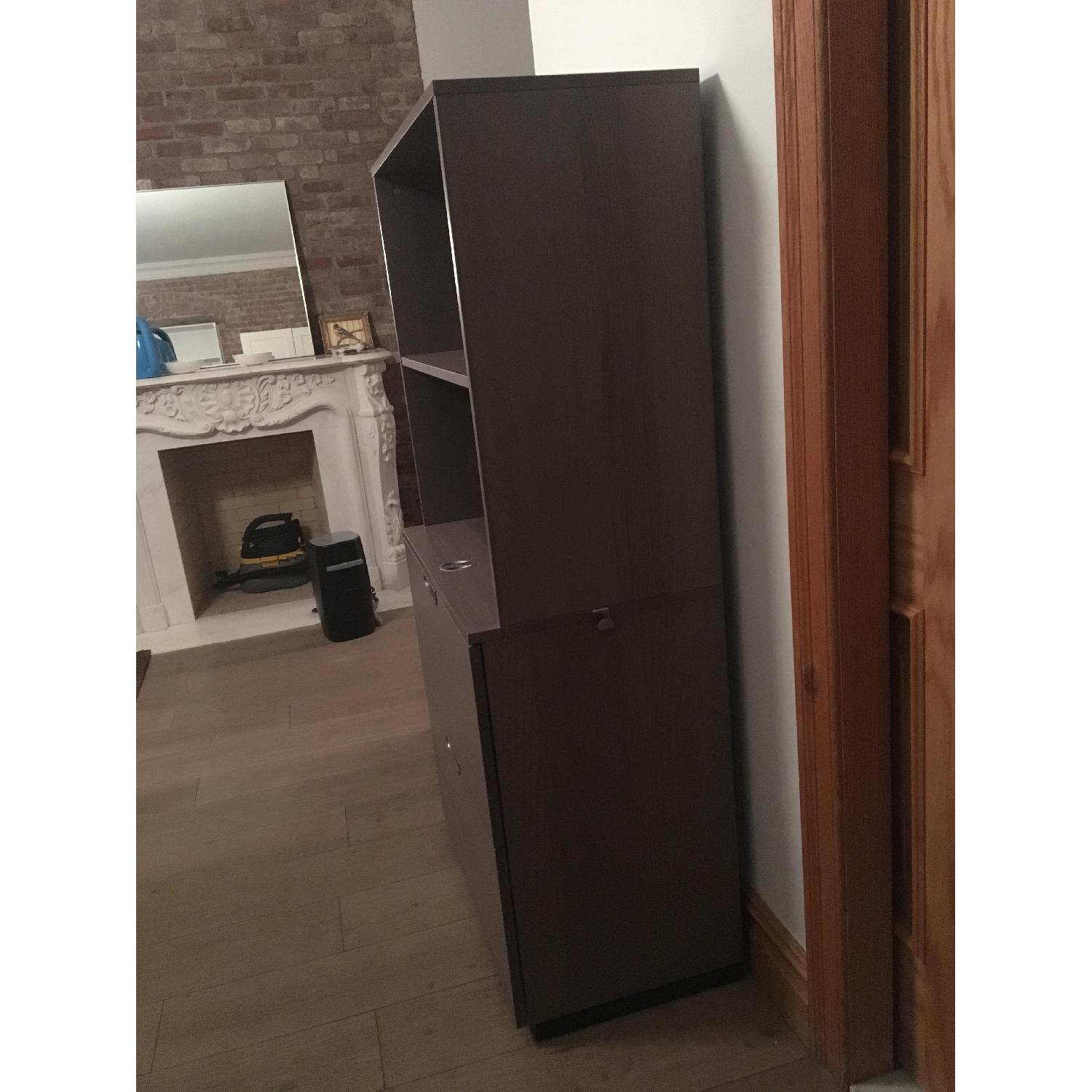 Ikea Galant Gray File Storage Combination - image-2