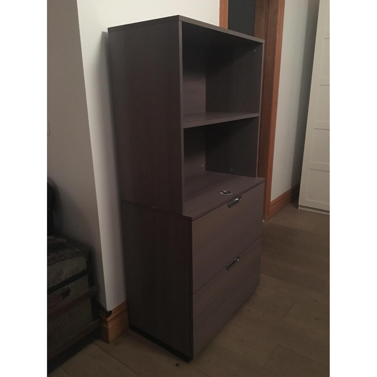 Ikea Galant Gray File Storage Combination - image-3