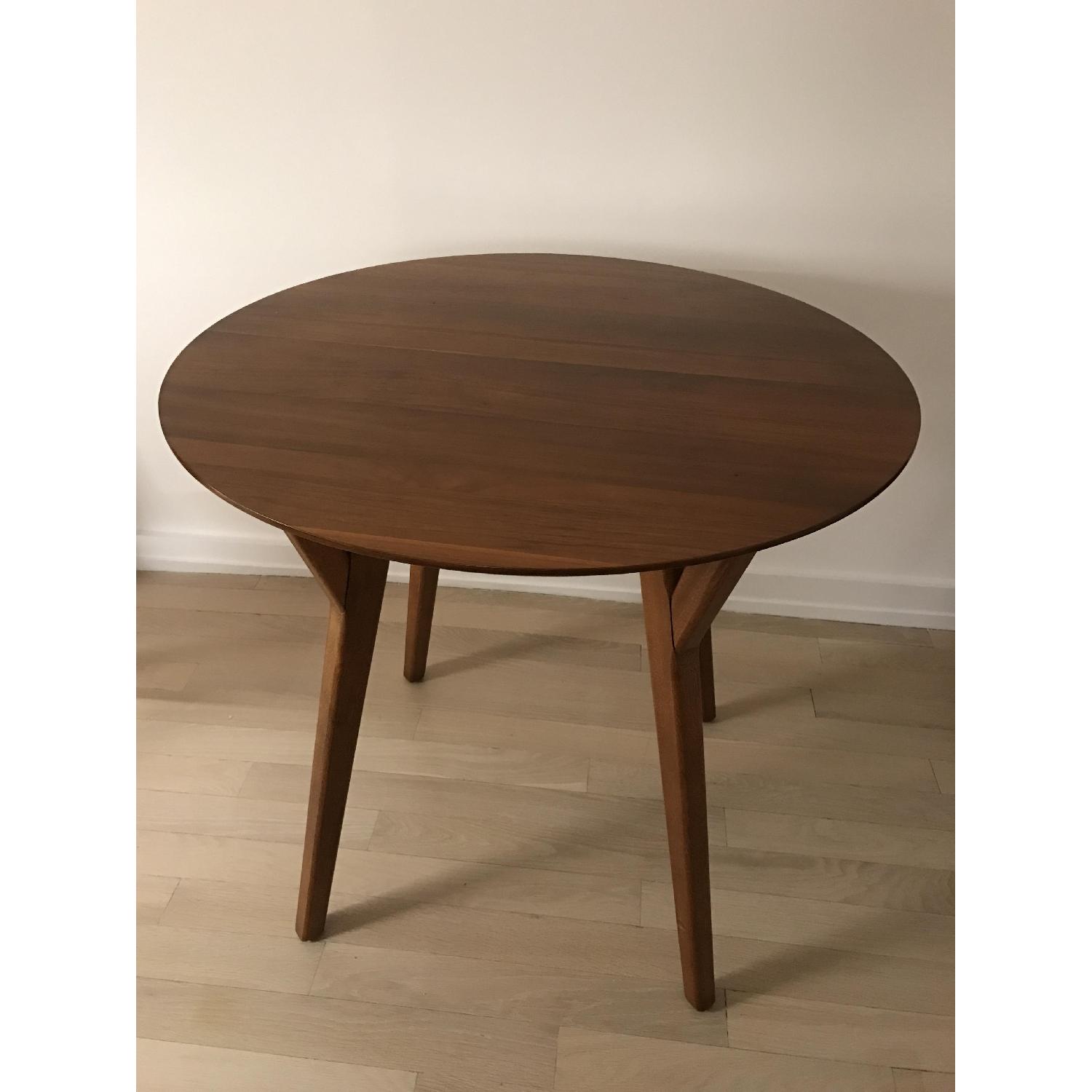 West Elm MidCentury Bistro Round Dining Table AptDeco