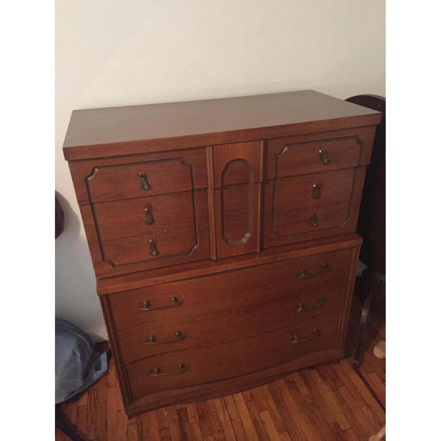Antique Cherry Chest of Drawers - AptDeco