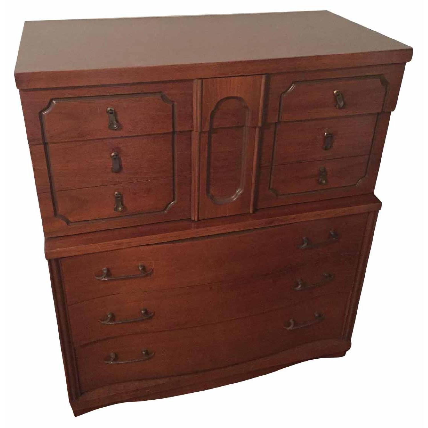Antique Cherry Chest of Drawers - AptDeco