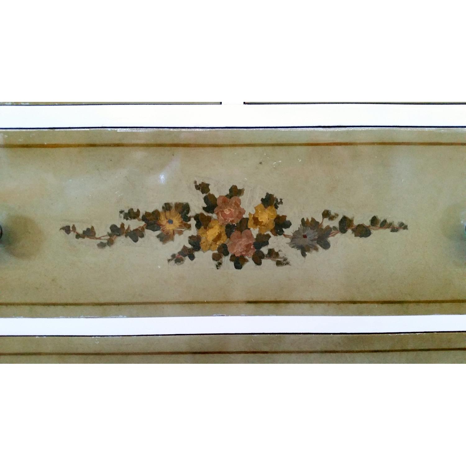 Repainted Vintage 5 Drawer Dresser w/ Hand Painted Drawers - image-5