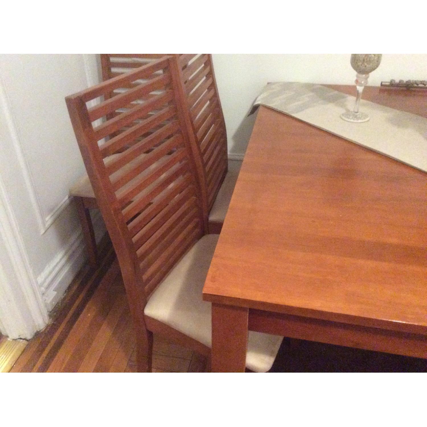 Square Dining Table w/ 6 Chairs - image-1