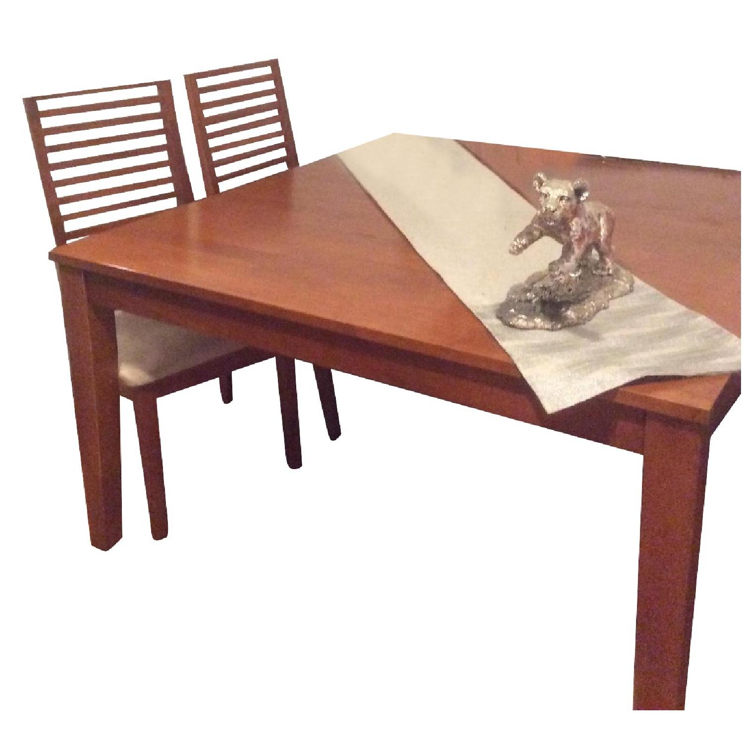 Square Dining Table w/ 6 Chairs - image-0