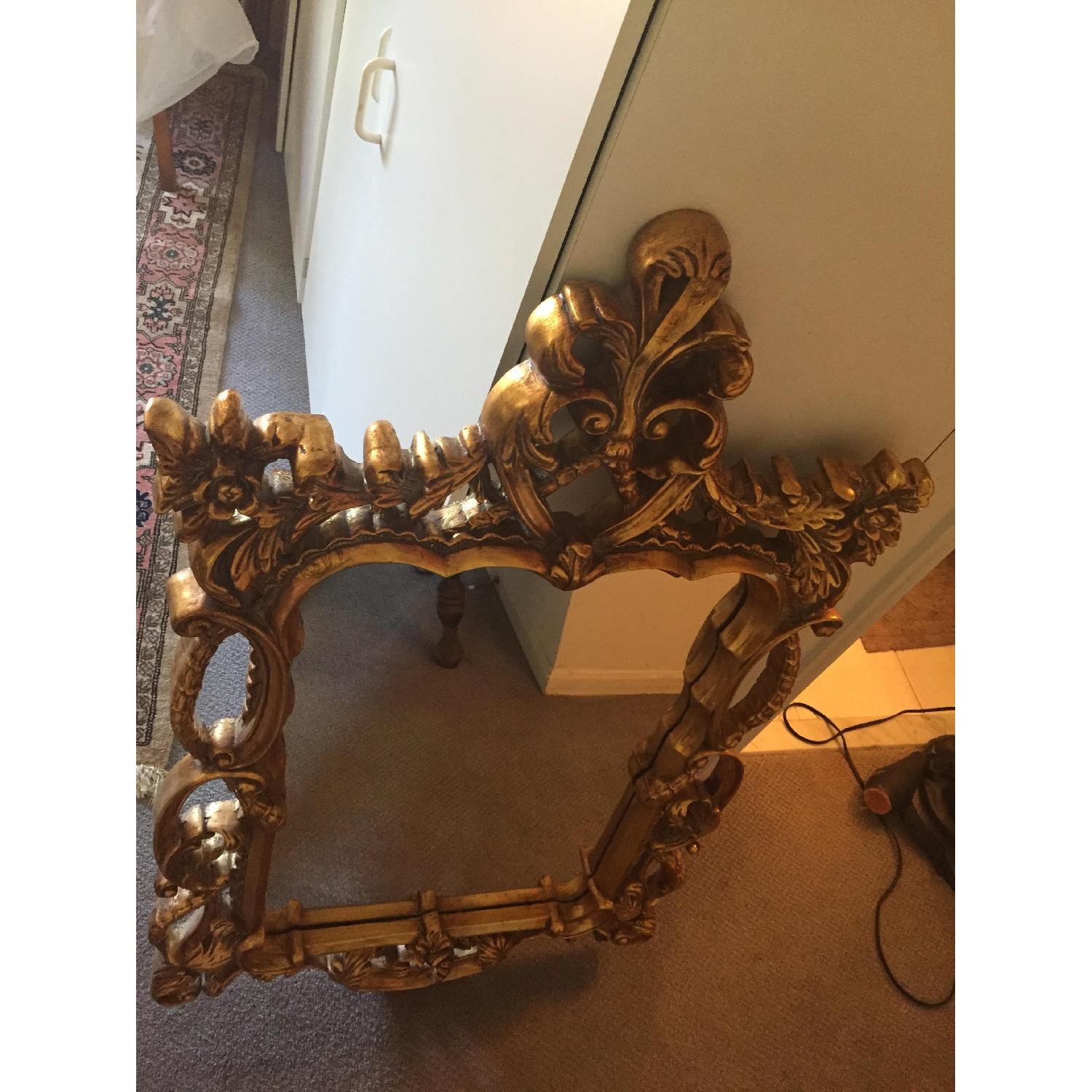 Floral Scroll Mirror - image-1