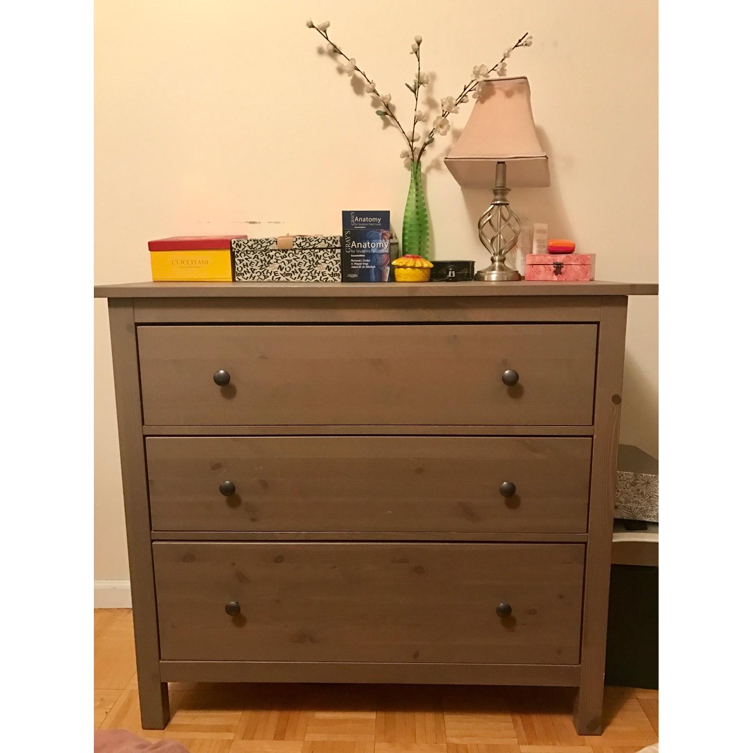 Ikea Grey Brown Dresser - image-1