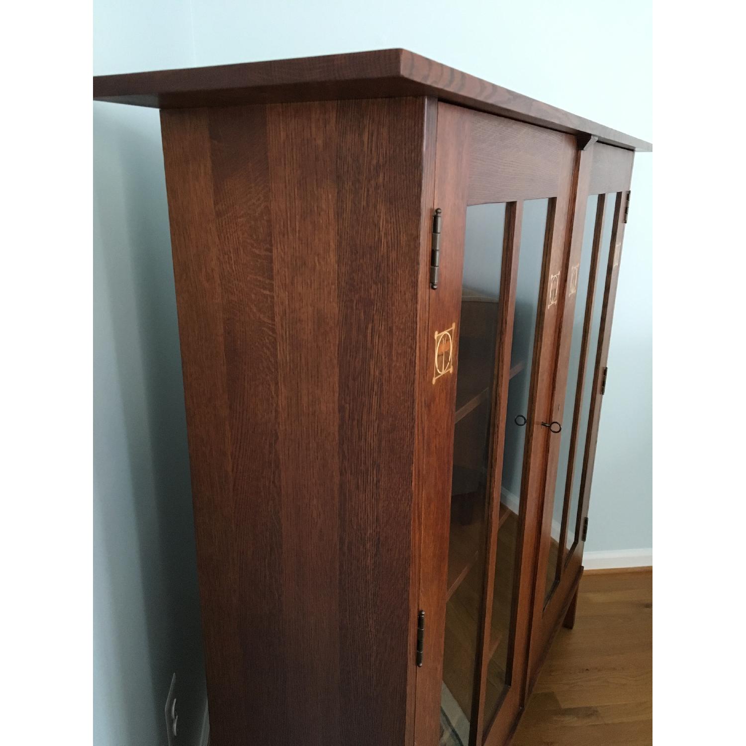 Stickley Harvey Ellis Bookcase w/ Inlay - image-1